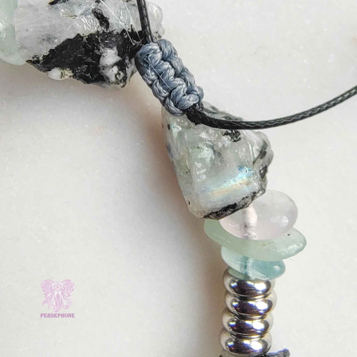 Elara · Moonstone & Aquamarine Bracelet