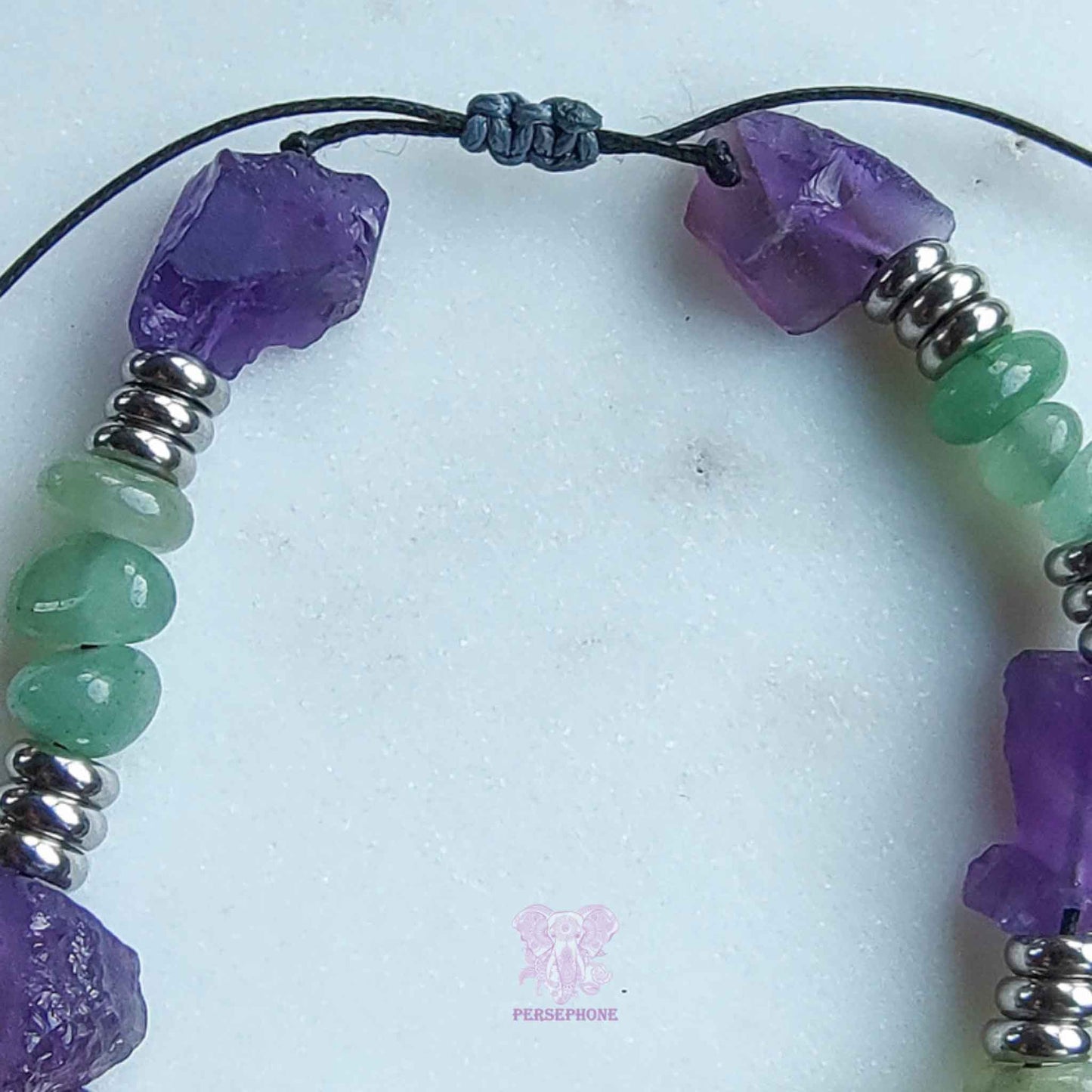 Vela · Amethyst & Aventurine Bracelet