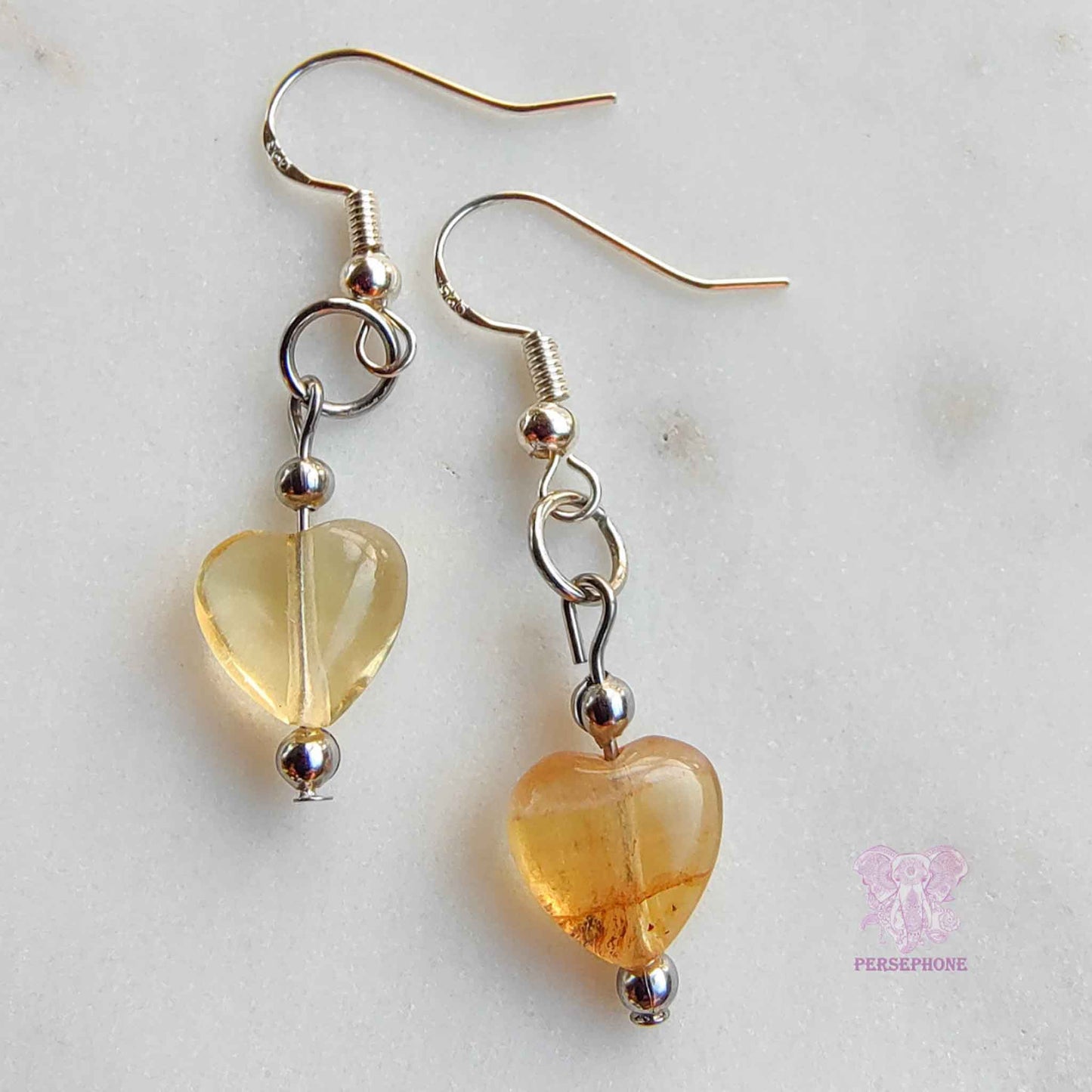 Brigid · Yellow Fluorite Earrings