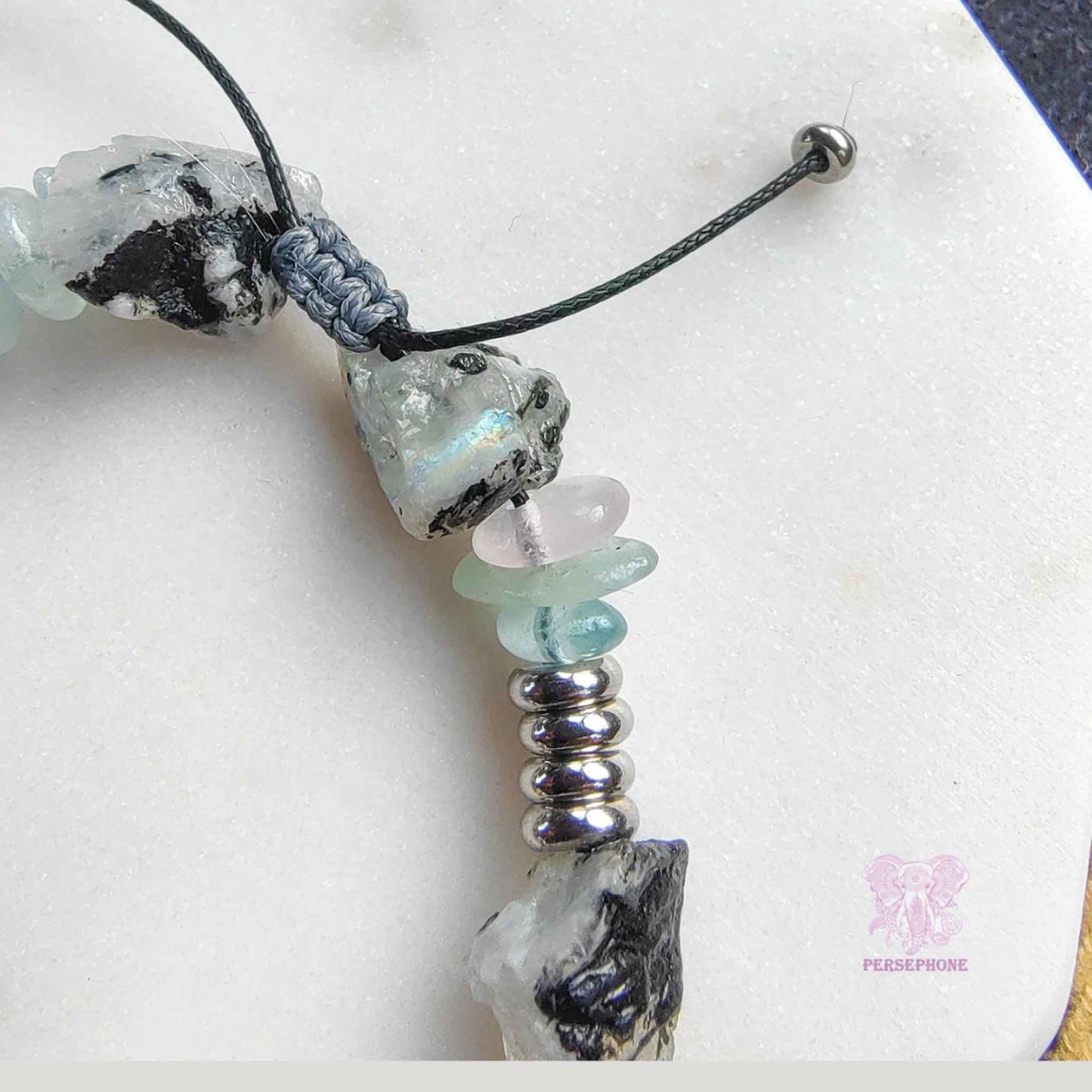 Elara · Moonstone & Aquamarine Bracelet