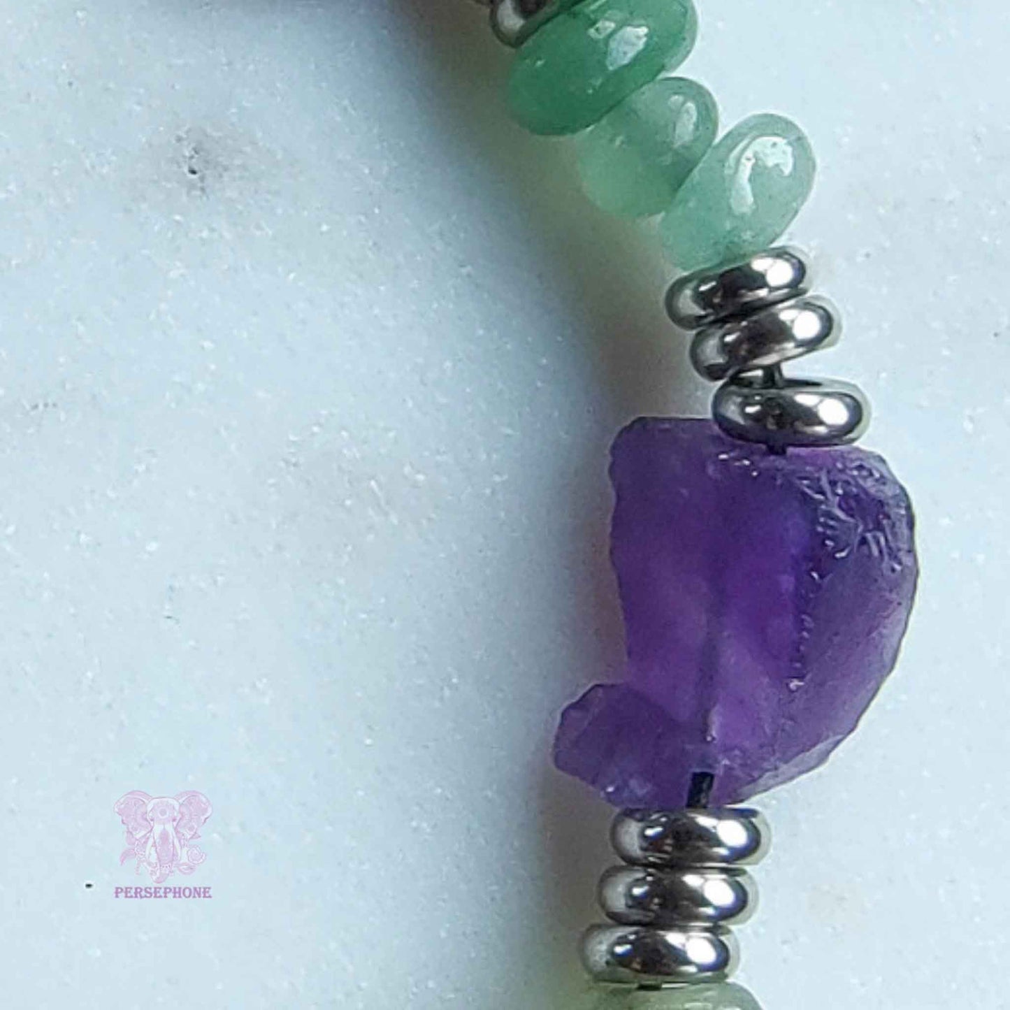 Vela · Amethyst & Aventurine Bracelet